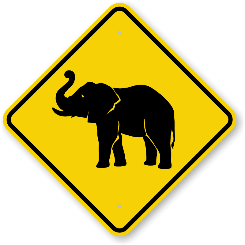 Achtung: Elefanten!